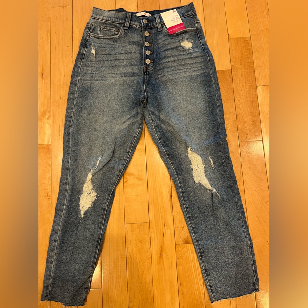 SO Curvy High Rise Blue Jeans